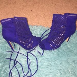 Blue heels